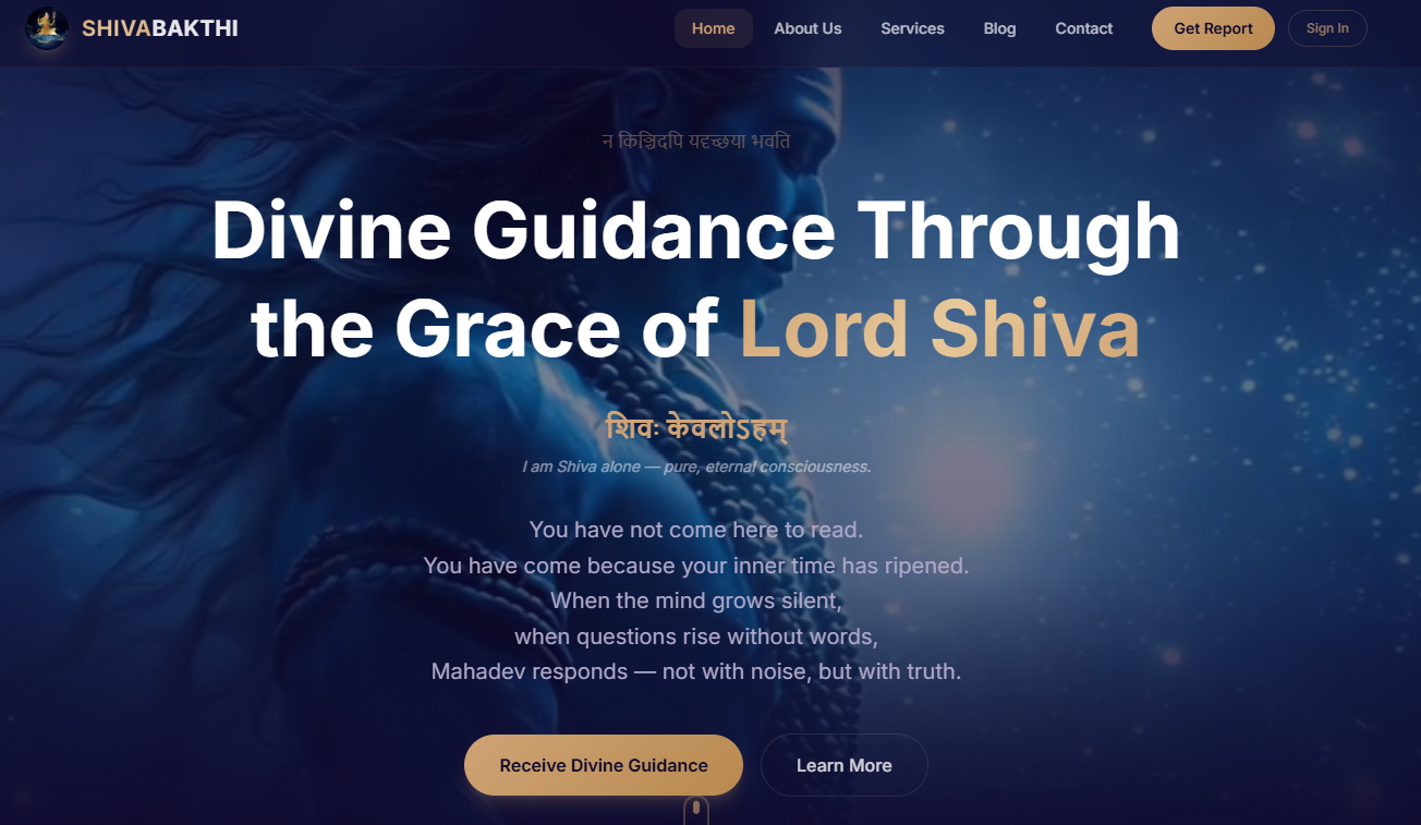 Shivabakthi - Divine Guidance